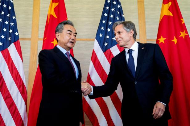 China und die USA: Noch wird der Konflikt mit Worten ausgetragen