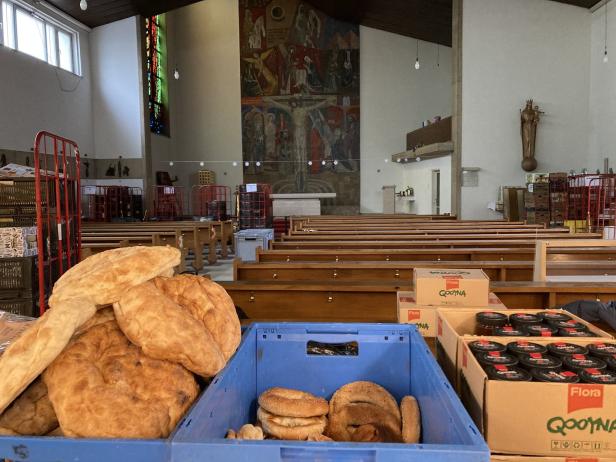 Lebensmittelausgabe im Kloster: Caritas eröffnet Standort in Favoriten