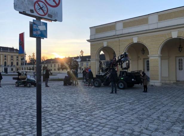 Dreharbeiten mit Kate Winslet: Sperren beim Schloss Schönbrunn