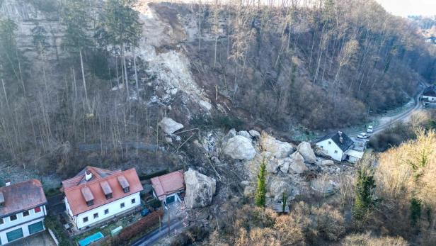 Nach Felssturz in Steyr: Große Betroffenheit bei Bewohnern