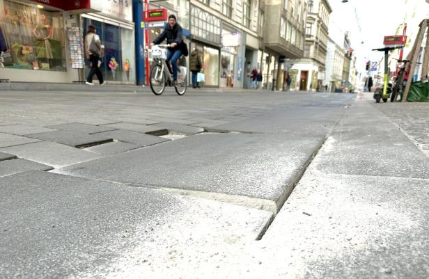 Gewichtsprobleme in der klimafitten Neubaugasse