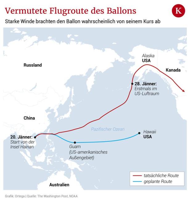 Luft raus aus der Ballon-Affäre? US-Insider stützen teilweise Chinas Erklärung