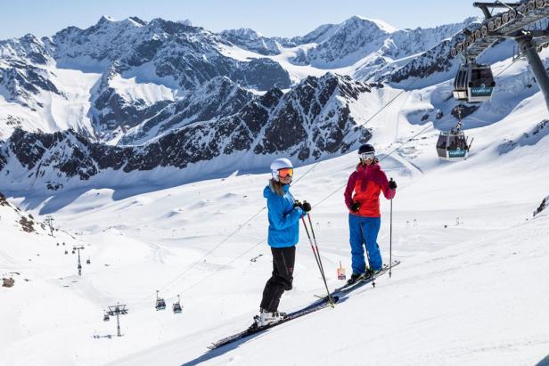 Gletscher: Wo Sie trotz Schneeflaute Skifahren können