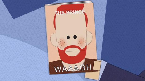 Das Cover des Buches „The Prince“ mit einer Karikatur von Prinz Harry.