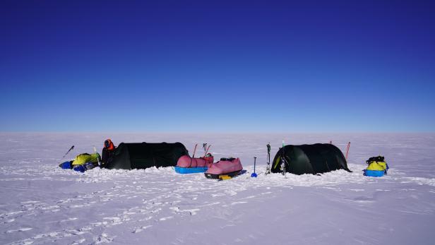 Außergewöhnliche Expedition: Drei Wiener marschierten zum Südpol