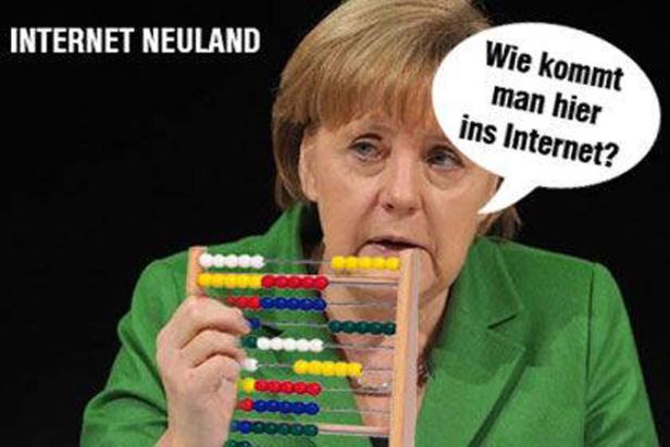 Merkel im #Neuland des Internet-Spotts