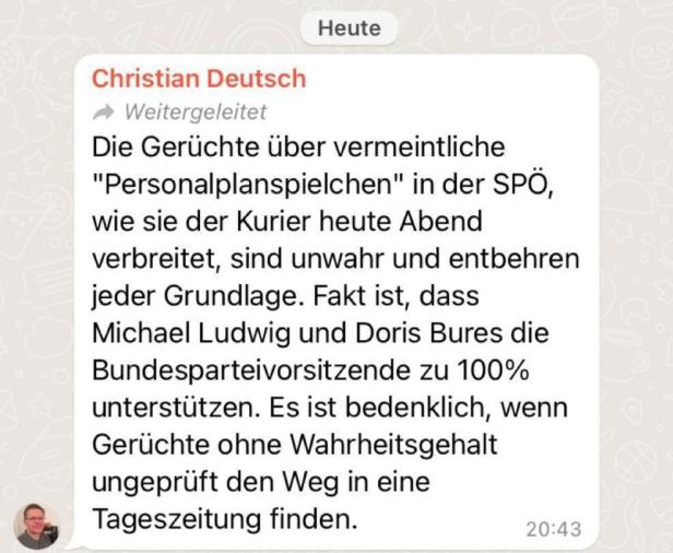 SPÖ-Führungsdebatte: Bundespartei gegen "intrigante Spielchen"