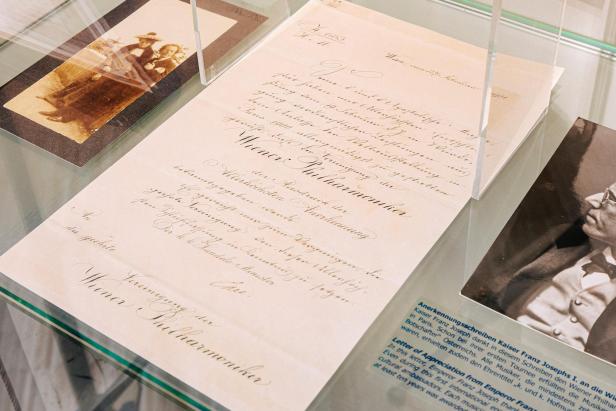 Franz Joseph Brief im Haus der Musik