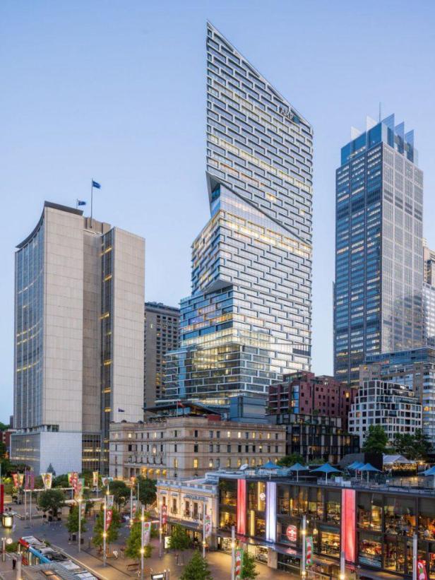 Die Quay Quarter Tower und andere Gebäude prägen die Skyline von Sydney.