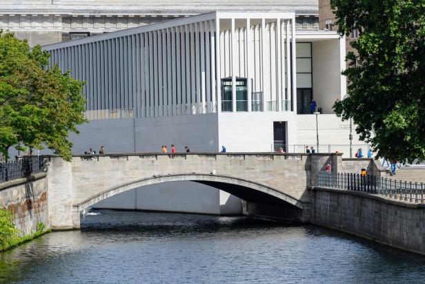 New James Simon Gallery visitor center of Museum Island in Berlin