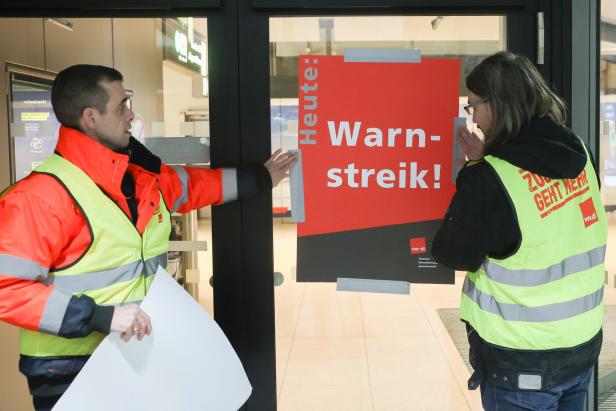 Streiks auf deutschen Flughäfen: Auch Wien-Flüge betroffen