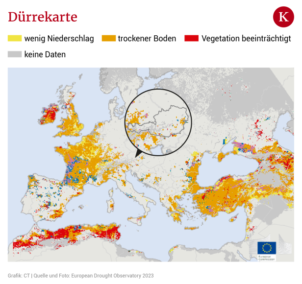 Wie sich die Trockenheit in Europa auf die Stromversorgung auswirkt
