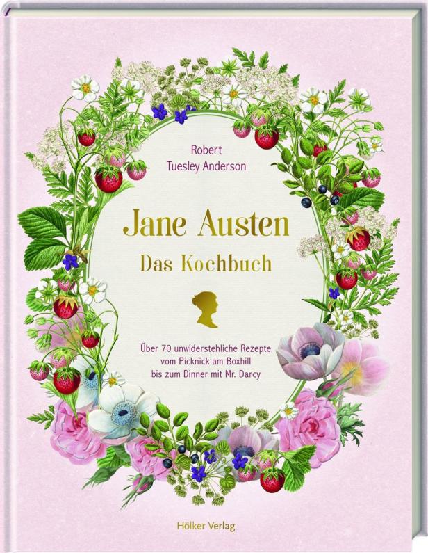 Das Kochbuch „Jane Austen“ von Robert Tuesley Anderson mit Rezepten von Picknick bis Dinner.