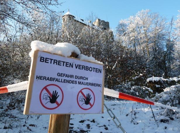 Ruine Gösting: Beliebtes Grazer Ausflugsziel bleibt geschlossen