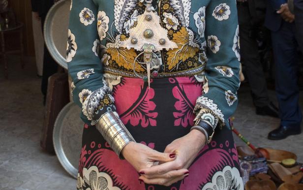 Mustermix in Marokko: Königin Máxima mag es farbenfroh