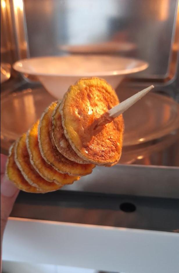 Chips aus der Mikrowelle.