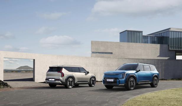 EV9: Das neue 5-Meter-SUV von Kia kommt auch in der GT Linie