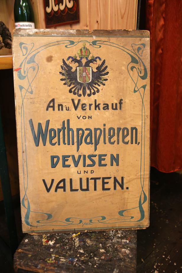 Der letzte Schildermaler Wiens: Ein aussterbender Beruf