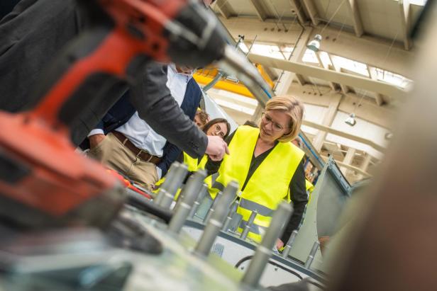 Leonore Gewessler bei Leitwind