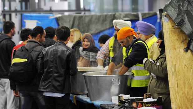 Kälteeinbruch: Migranten in Salzburg ziehen um