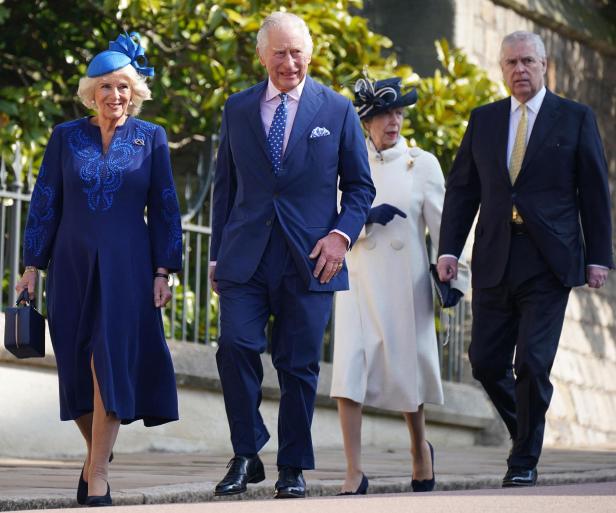 BRITAIN-ROYALS-EASTER