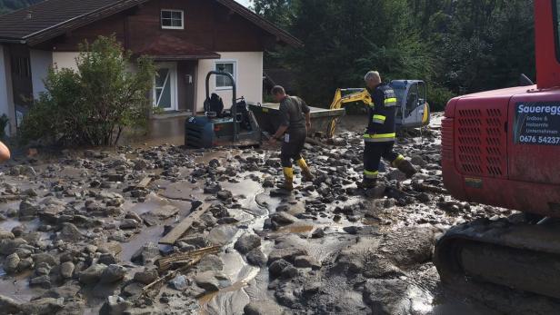 Unwetter: Vermurung in Kärnten, Hagel im Burgenland