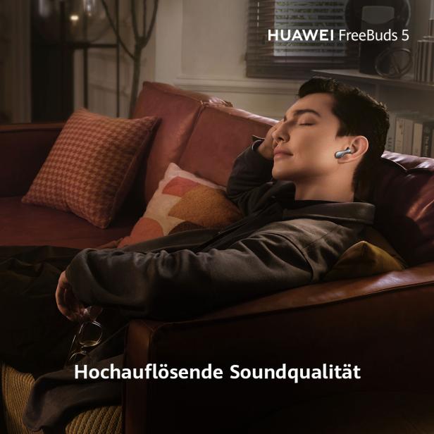 Die HUAWEI FreeBuds 5: Futuristisches Design für ein hochauflösendes Sounderlebnis