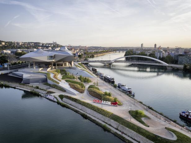 Das Musée des Confluences in Lyon liegt am Zusammenfluss von Rhône und Saône.
