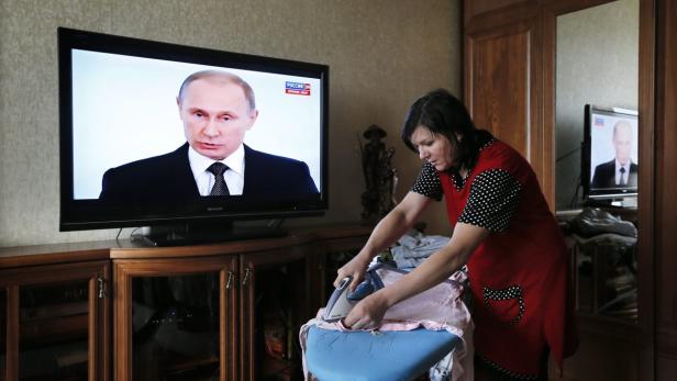 Putin: "Unsere Armee ist höflich, aber stark"