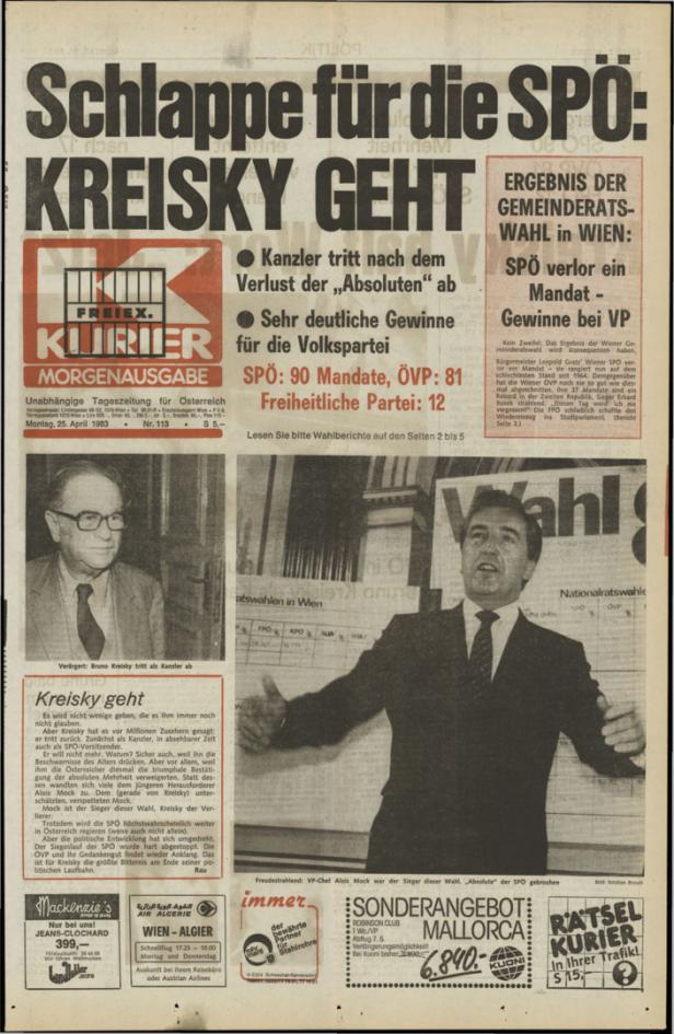 Das Ende einer Ära: Vor 40 Jahren trat Bruno Kreisky zurück