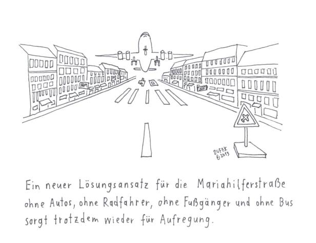 Wien im Portrait: Cartoons im Museumsquartier