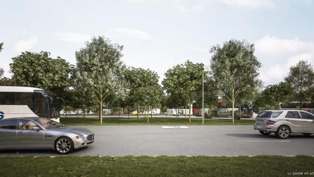 Vorplatz Schönbrunn: Weniger Parkplätze, mehr Grün