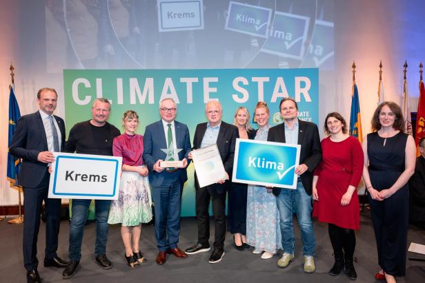 Stadt Krems mit europäischen Klimaschutz-Preis ausgezeichnet