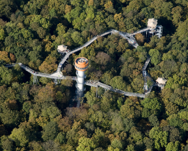 Baumkronenpfad im Nationalpark Hainich bei Schönstedt; Naturhighlight 2016.