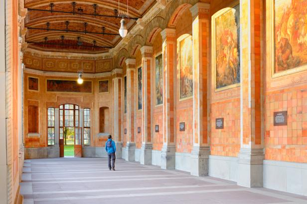 Baden-Baden: Trinkhalle im Kurgarten.