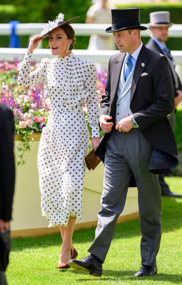 Prinz William und Prinzessin Kate beim Pferderennen in Ascot.