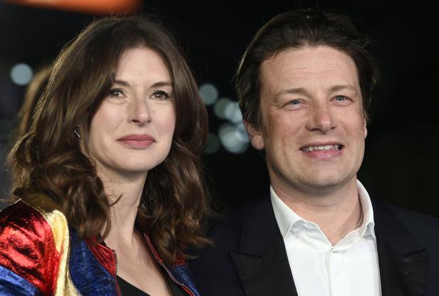 Nigella Lawson und Jamie Oliver bei der Premiere des Films „Eddie the Eagle“ in London.