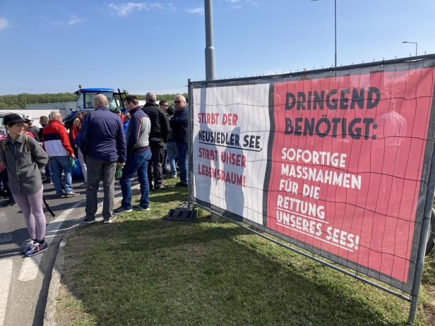 Demo für Neusiedler See: „Klimakleber machen es uns nicht leicht“