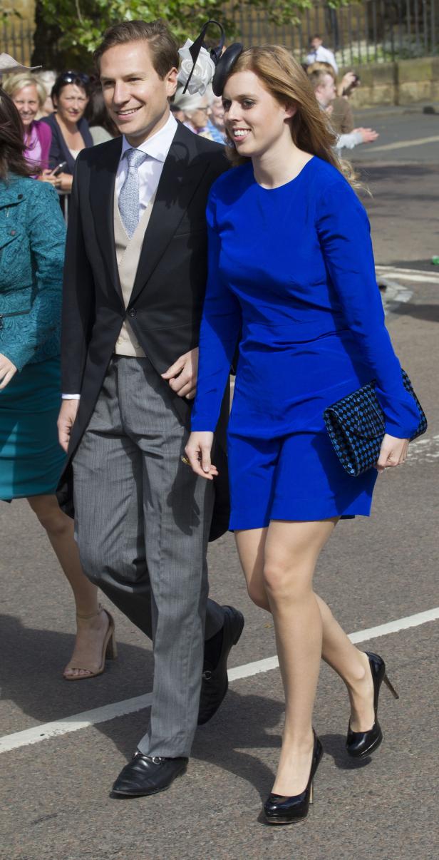 Prinzessin Beatrice und ihr Ehemann Edoardo Mapelli Mozzi bei einer Veranstaltung.