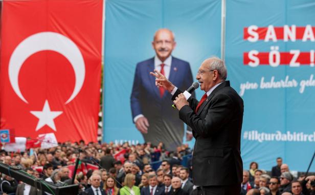 Presidential candidate of Turkey's main opposition alliance Kilicdaroglu holds an election rally in Samsun