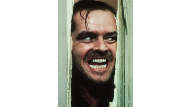 Jack Nicholson als Jack Torrance in einer Szene aus dem Film „The Shining“.