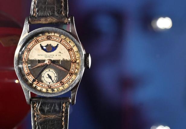 HONG KONG-CHINA-AUCTION-WATCH-EMPEROR-PUYI