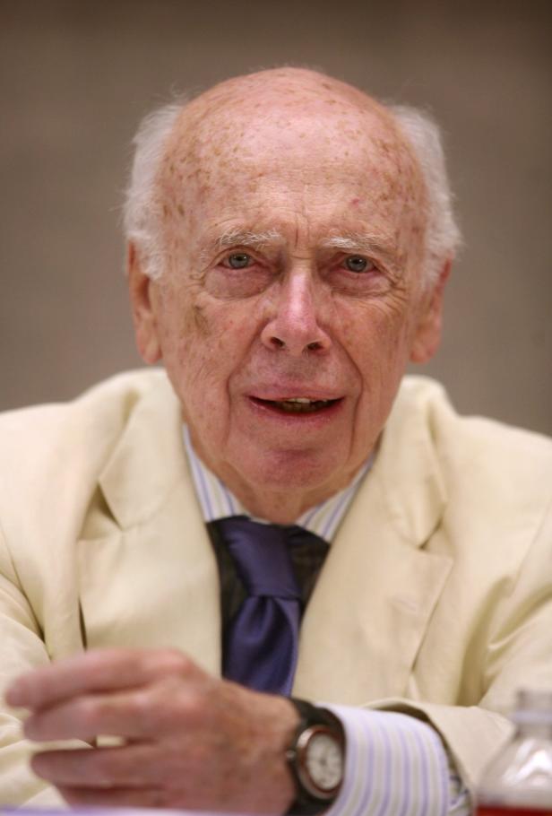 File photo of James Watson speaking at the Baylor