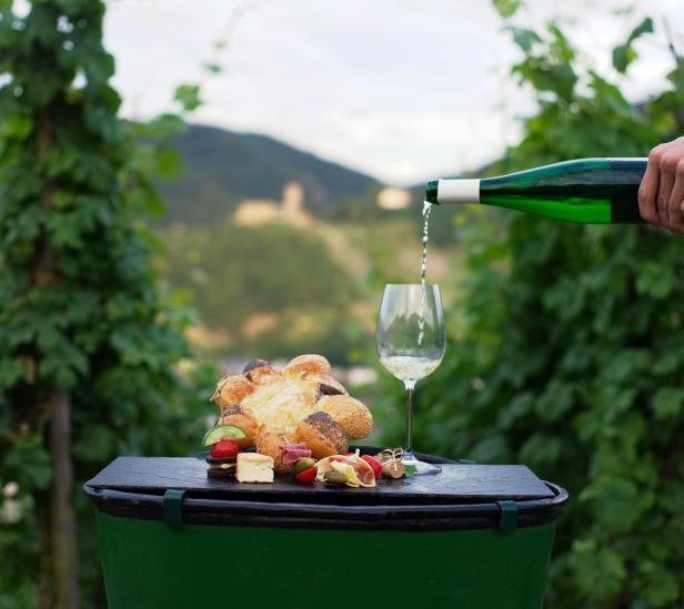 Picknick im Weinberg