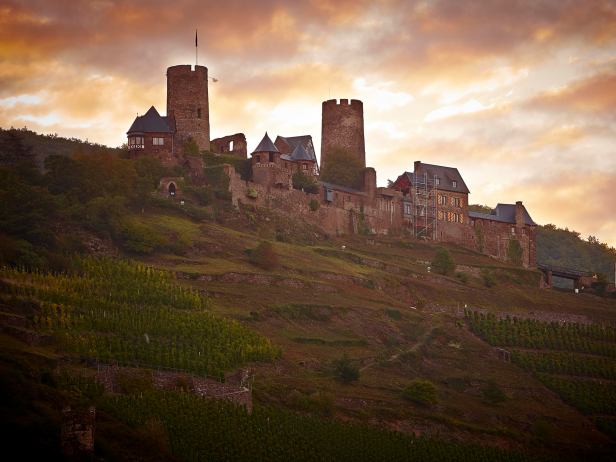 Burg Thurant im Abendlicht