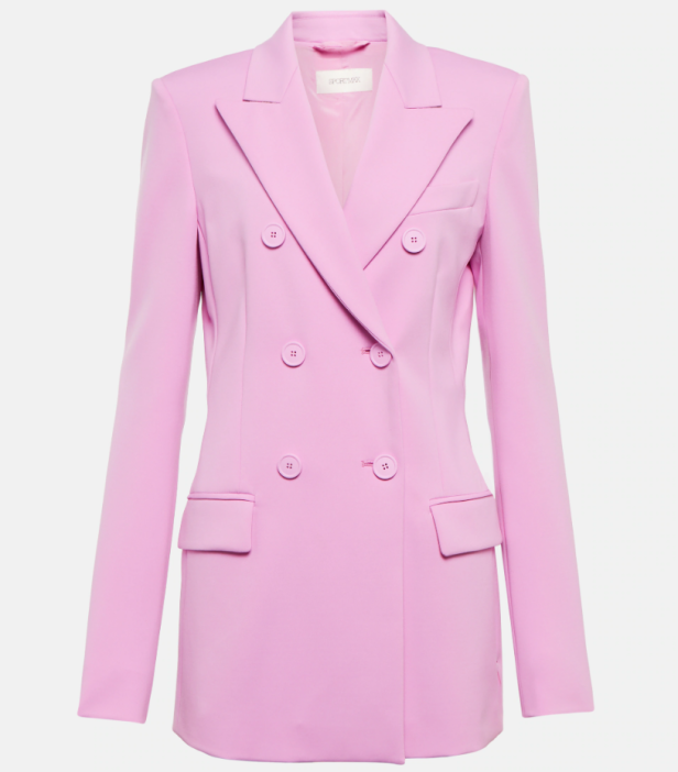 Ein hellrosa Blazer von Sportmax.