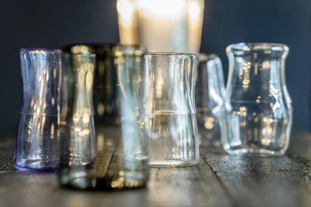 Lobmeyr Glasserie Reigen, Entwurf von Aldo Bakker