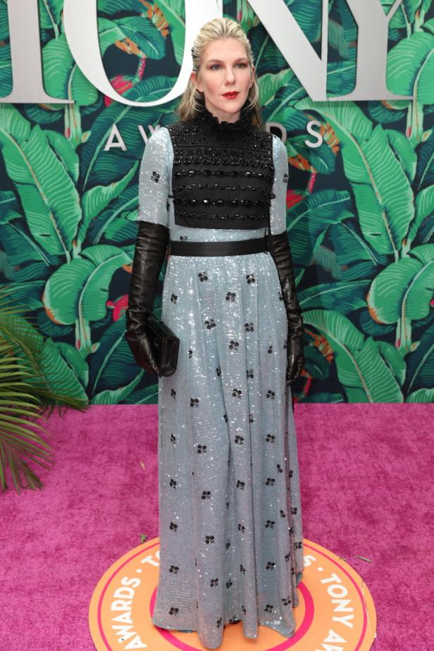 Lily Rabe auf dem roten Teppich der Tony Awards.