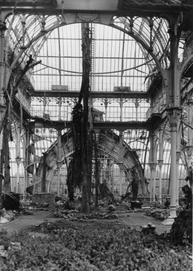 Im Großen Palmenhaus in Wien putzte schon die Marine die Fenster