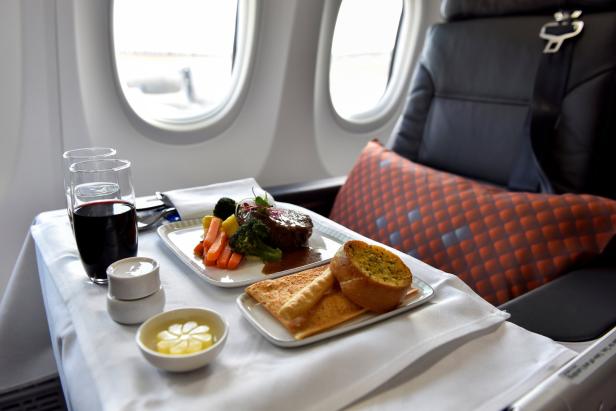 In der besten Airline der Welt sitzt man wie auf Wolken